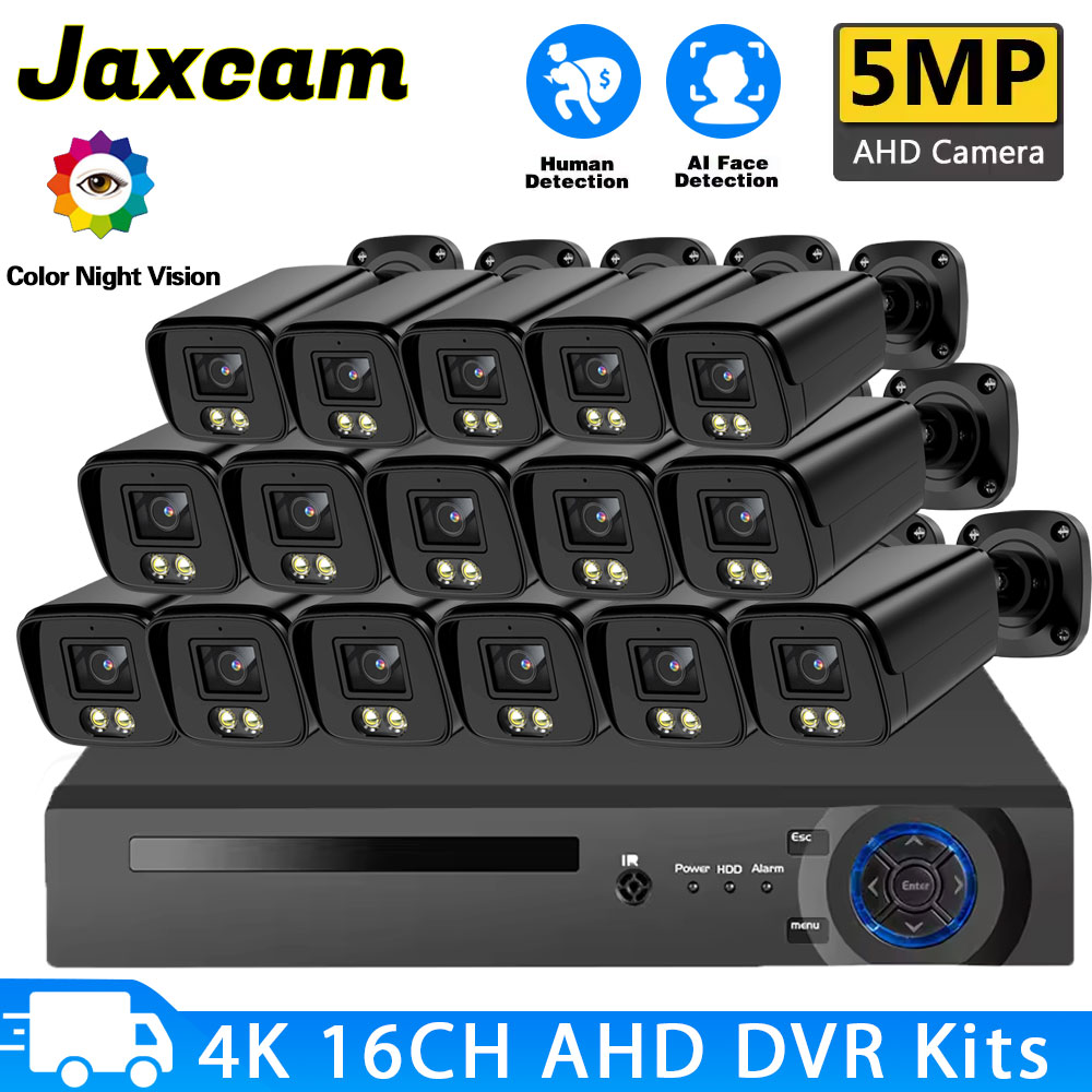 Home Security And Camera System - 5MP 16PCS AHD Security Camera System