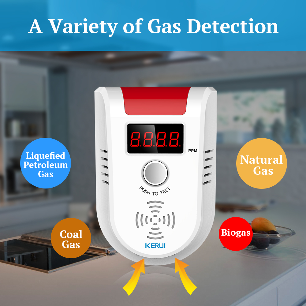 KERUI GD13 LPG GAS Detector Al - Home Security Equipment 评论和价格