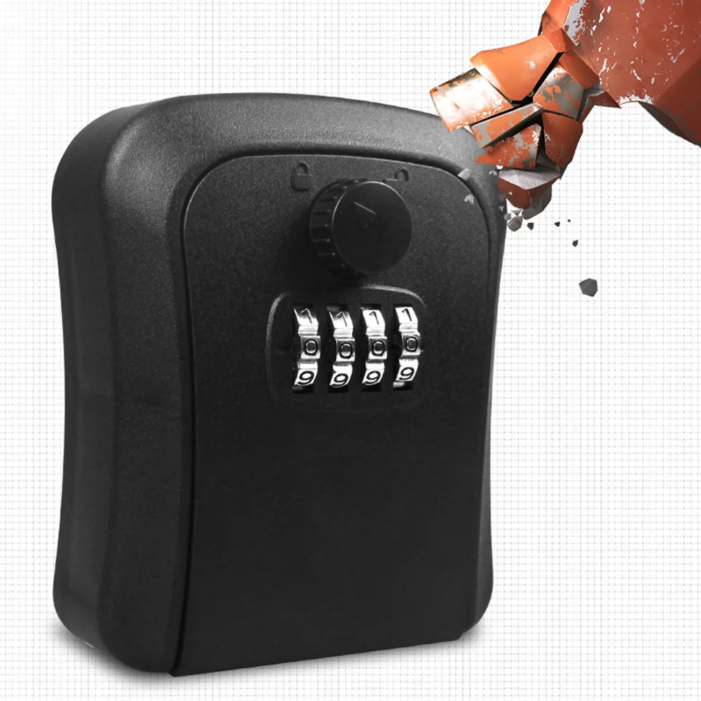 Key Storage Box Wall-Mounted R - Home Security Key Box 评论和价格