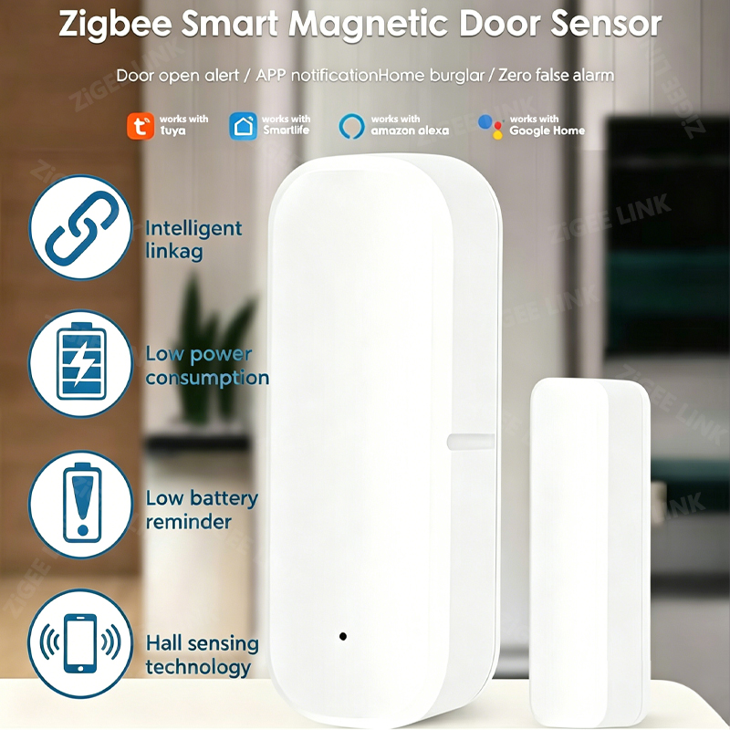 Door Window Sensor ZigBee Door - Home Security Equipment 评论和价格