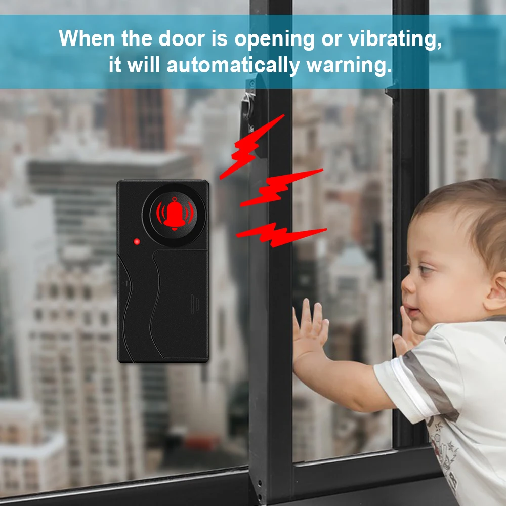 New 110dB Door And Window Vibr - Home Security Equipment 评论和价格