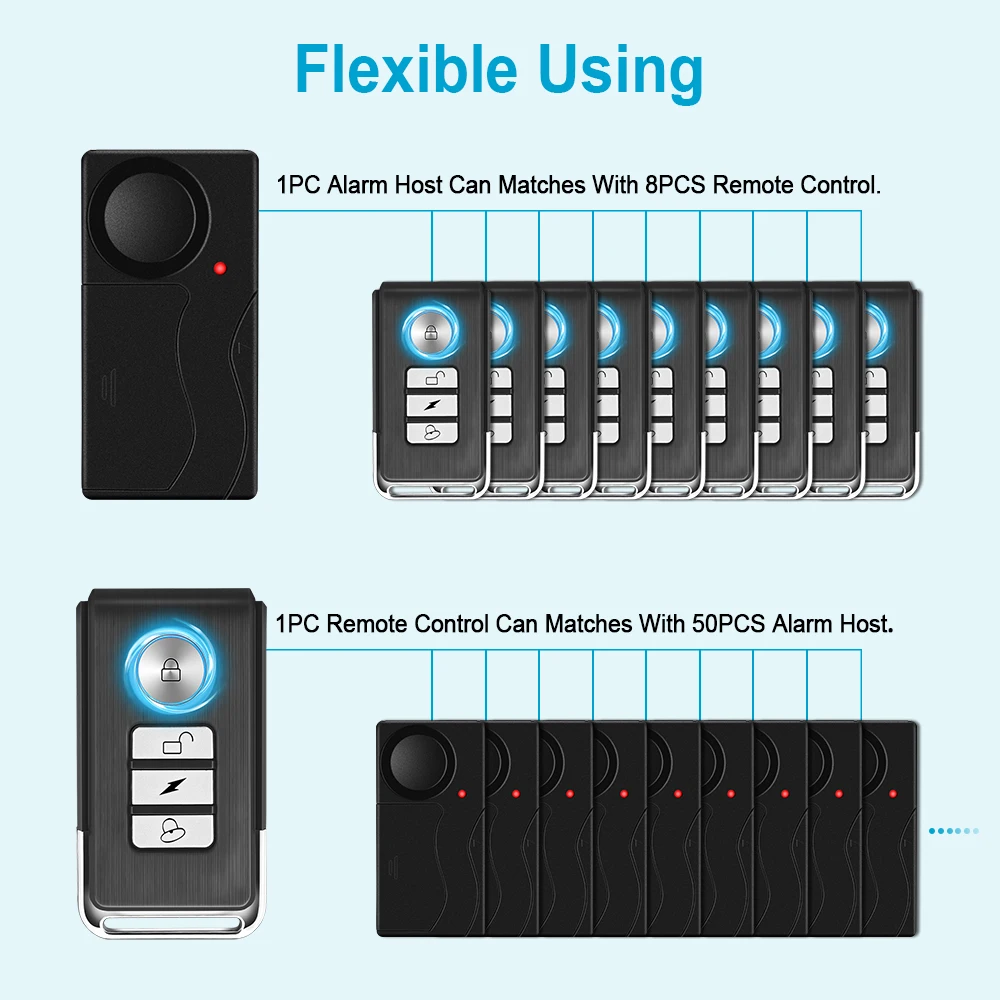 New 110dB Door And Window Vibr - Home Security Equipment 评论和价格