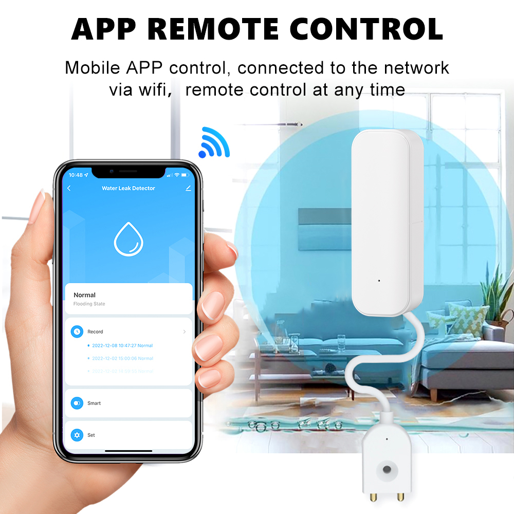 WiFi/Zigbee Water Sensor Tuya  - Home Security Monitor 评论和价格