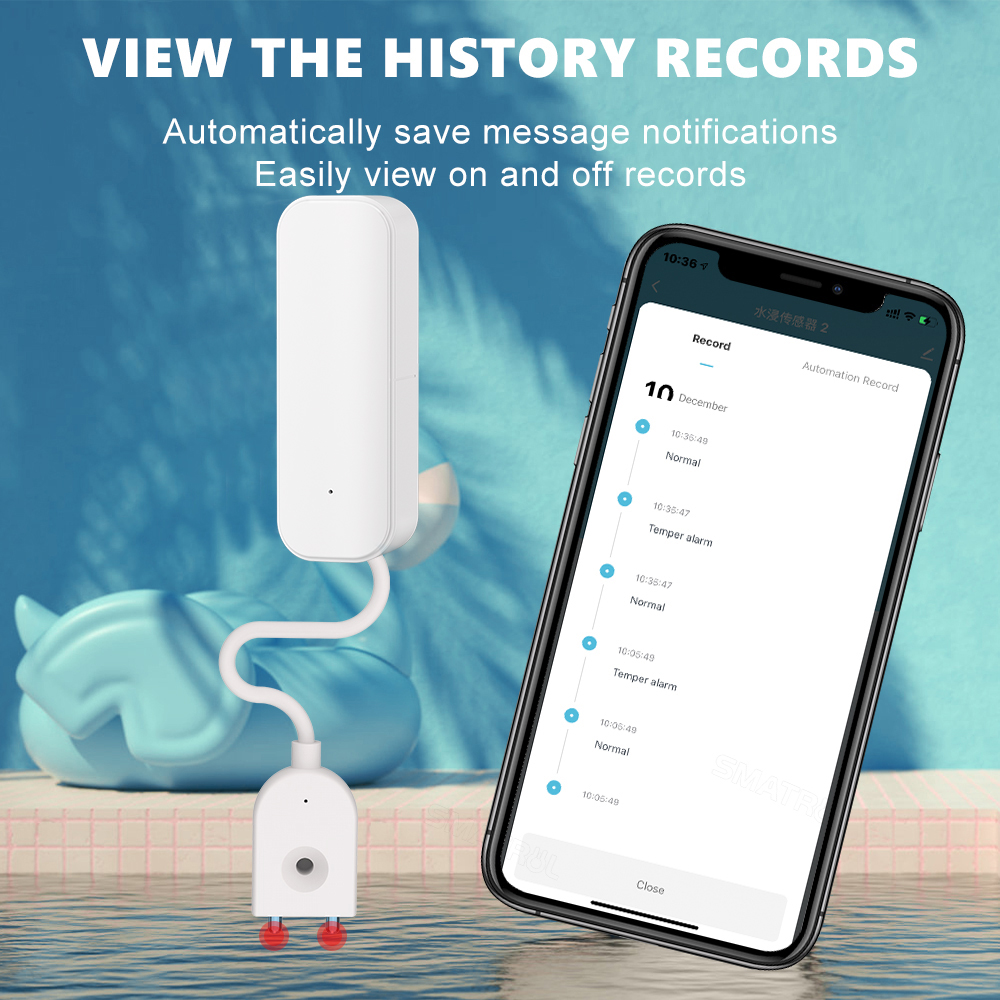 WiFi/Zigbee Water Sensor Tuya  - Home Security Monitor 评论和价格