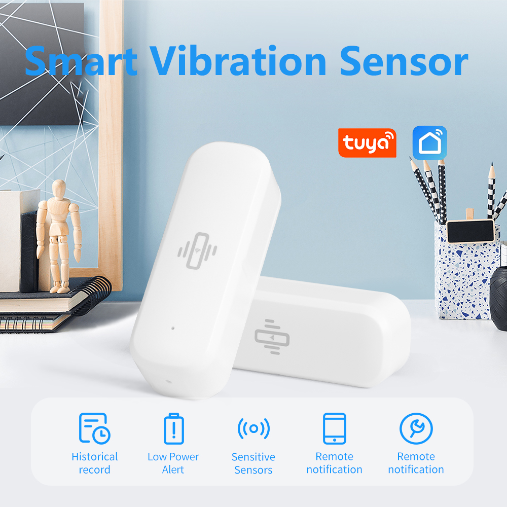 Tuya Smart WiFi Vibration Sens - Home Security Monitor 评论和价格