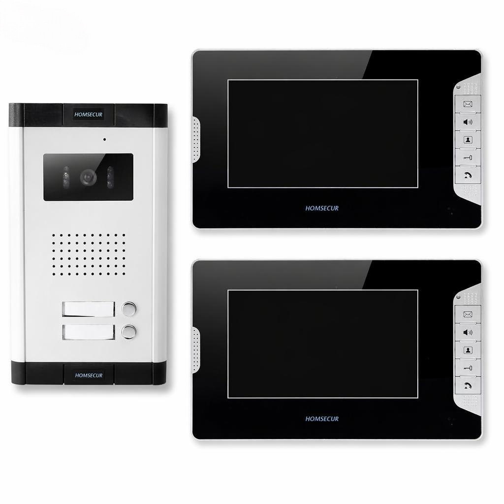 4 Wire 2 Family Video Door Pho - Home Security And Camera System 评论和价格