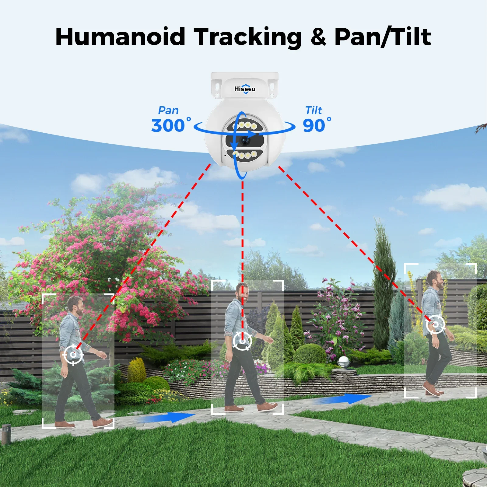 Hiseeu Automatic Tracking 5mp  - Home Security And Camera System 评论和价格