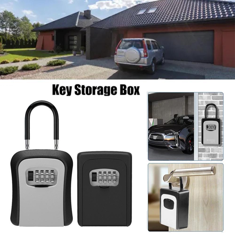 Wall Mount Key Lock Box 4 Digi - Home Security Key Box 评论和价格