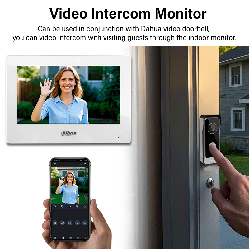 Dahua 2-Wire WiFi Indoor Monit - Home Security Monitor 评论和价格