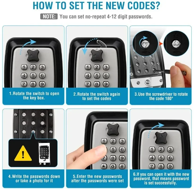 Password Key Lock Box Waterpro - Home Security Key Box 评论和价格