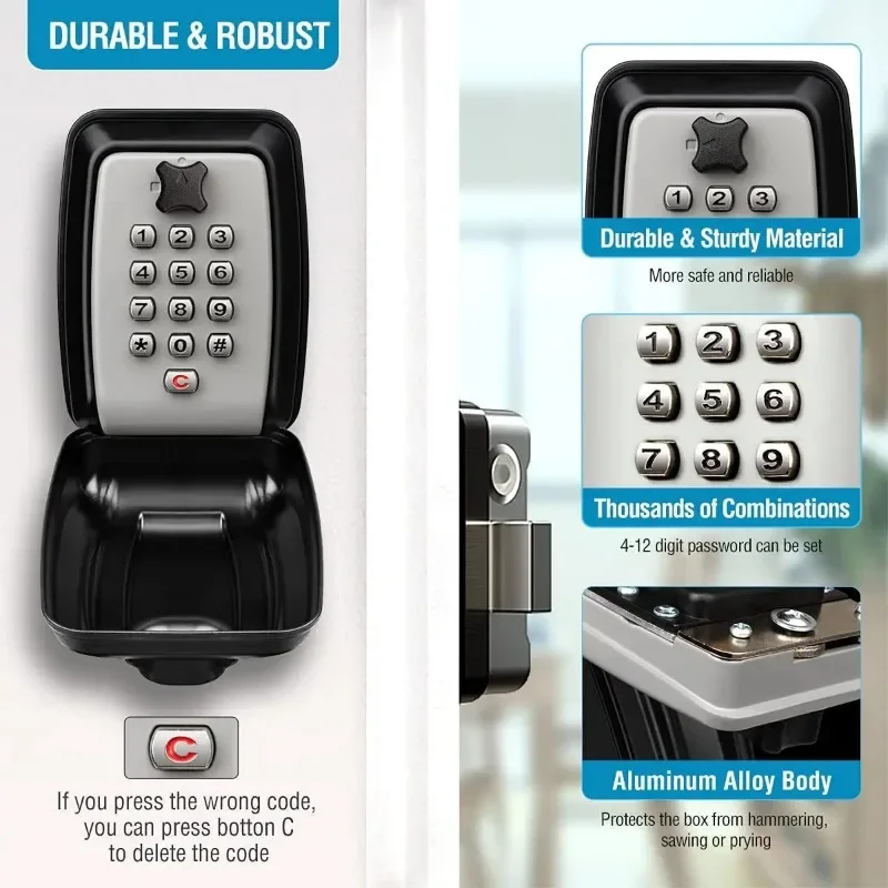 Password Key Lock Box Waterpro - Home Security Key Box 评论和价格