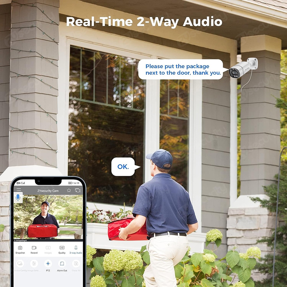 4K PoE Security Camera System  - Home Security And Camera System 评论和价格