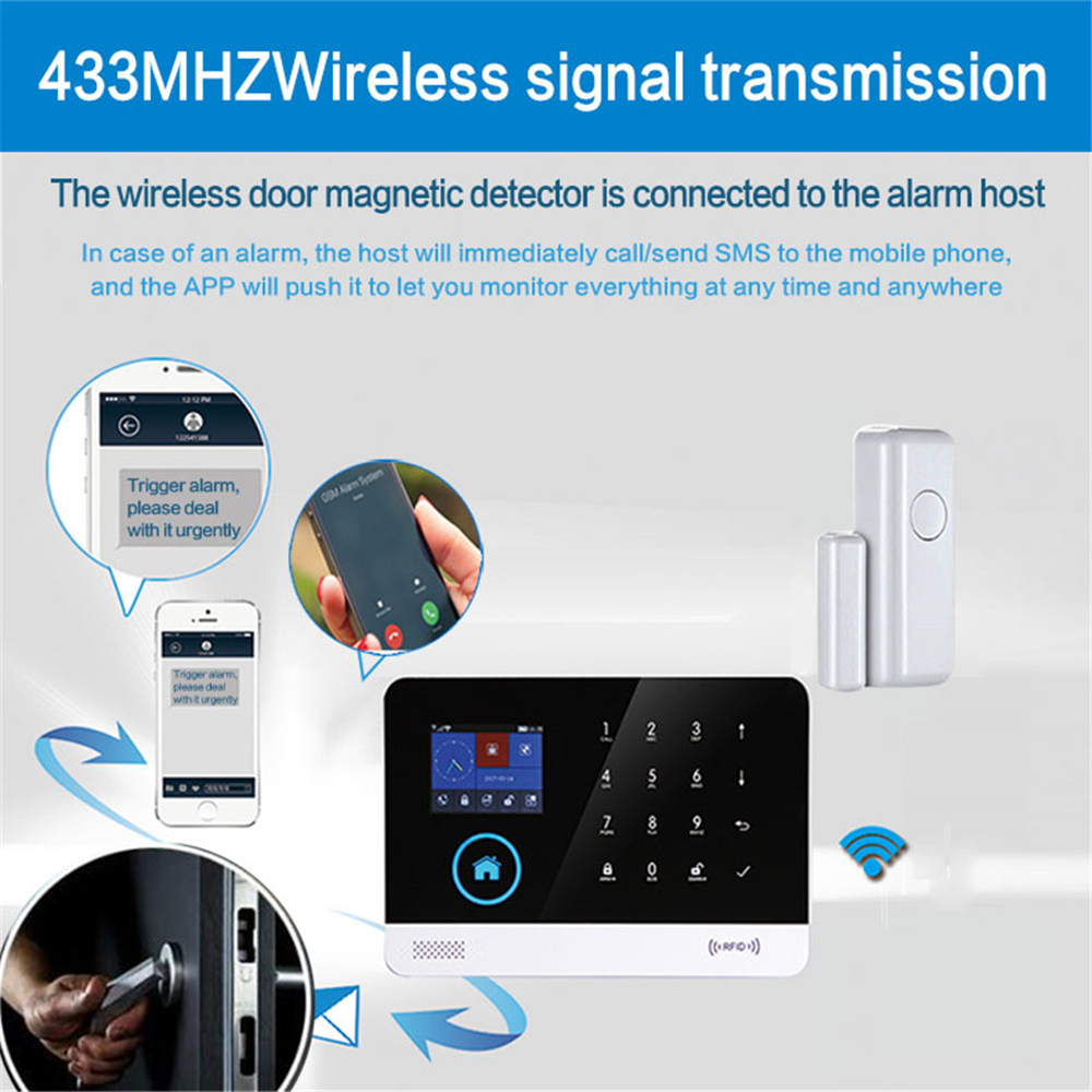 433mhz  Wireless Window Door M - Home Security Equipment 评论和价格