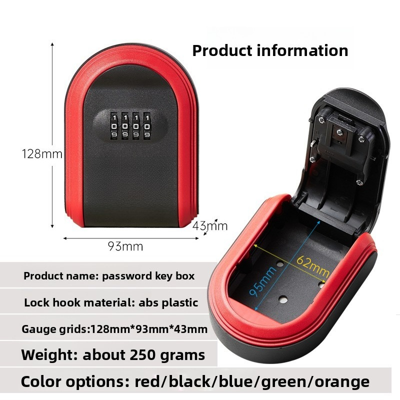 Plastic Key Box with Password  - Home Security Key Box 评论和价格