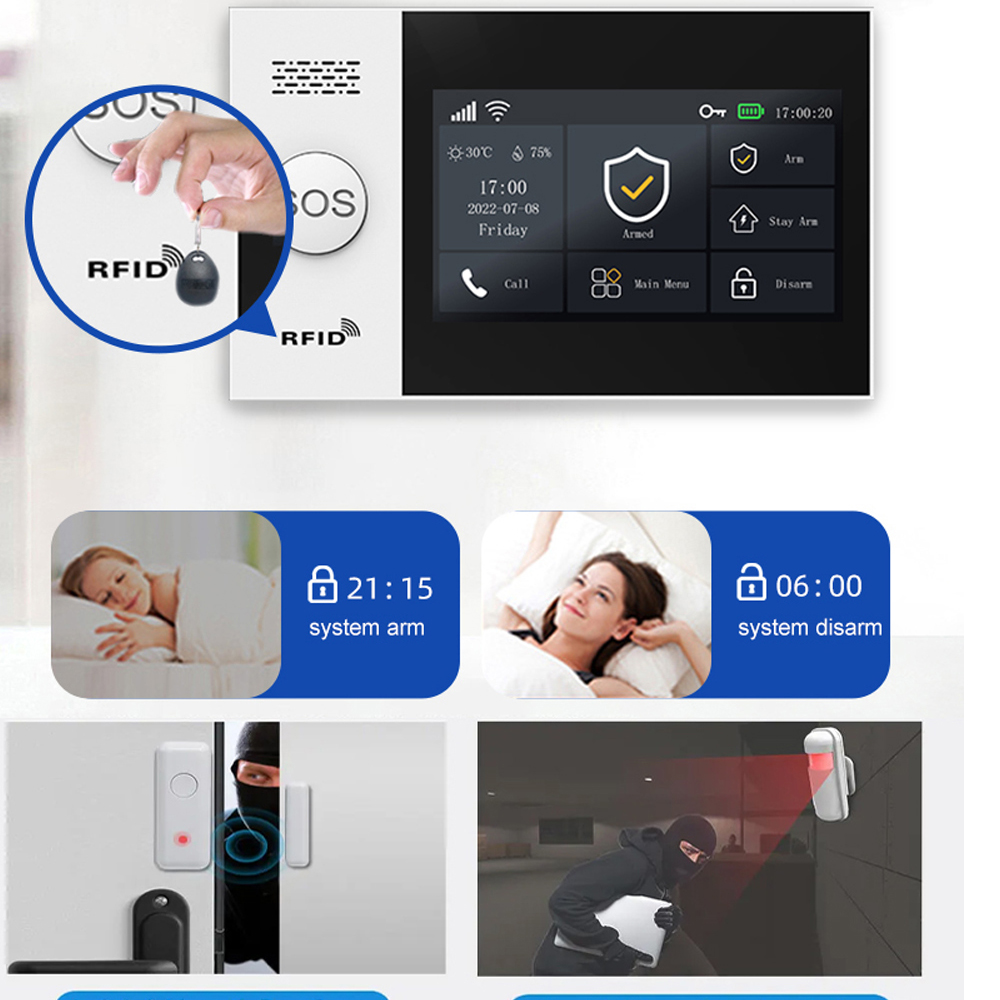 PGST 4G Tuya Smart Home Alarm  - Home Security Equipment 评论和价格