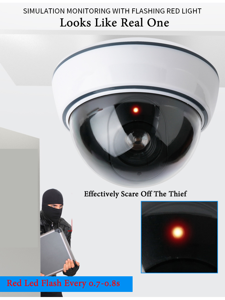 Creative Black/White Fake Dome - Home Security And Camera System 评论和价格